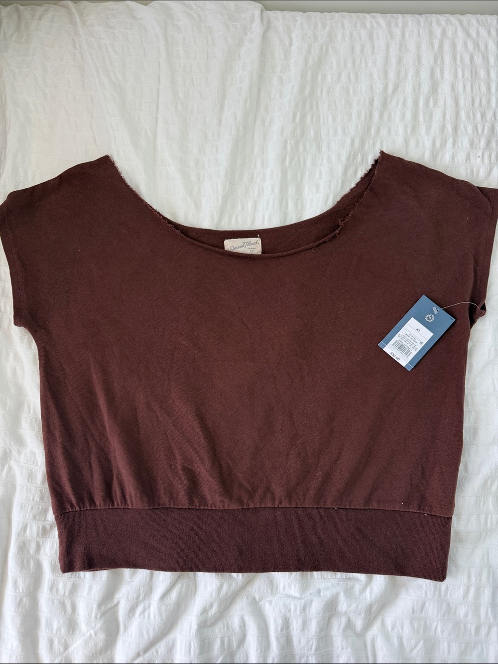 Universal Thread Brown Off Shoulder Crop Top Sizes Available XL NWT - Picture 3 of 5